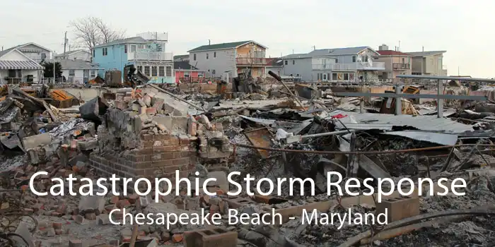 Catastrophic Storm Response Chesapeake Beach - Maryland