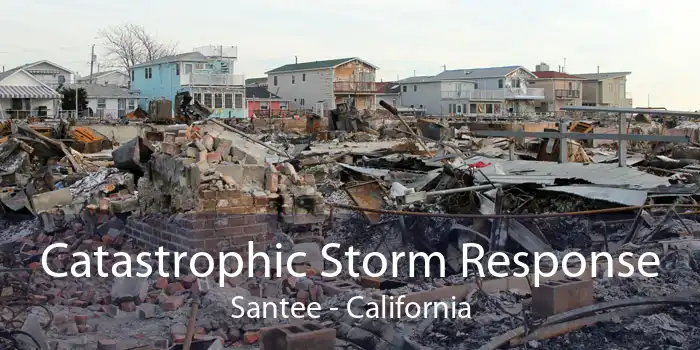 Catastrophic Storm Response Santee - California