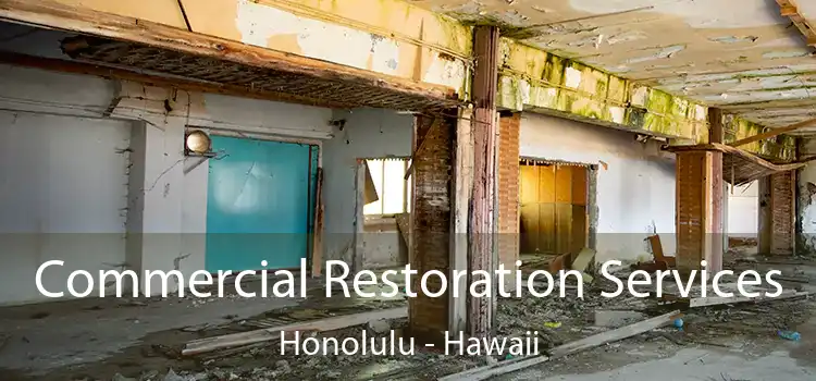 Commercial Restoration Services Honolulu - Hawaii