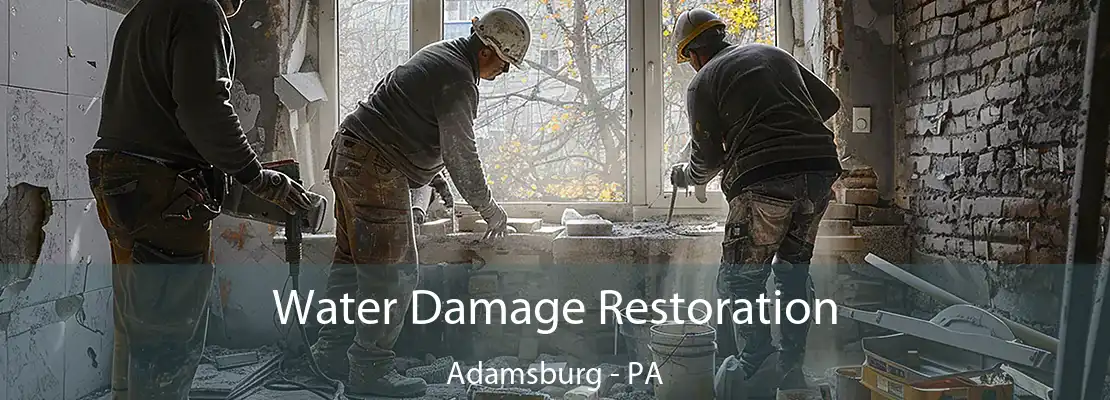 Water Damage Restoration Adamsburg - PA