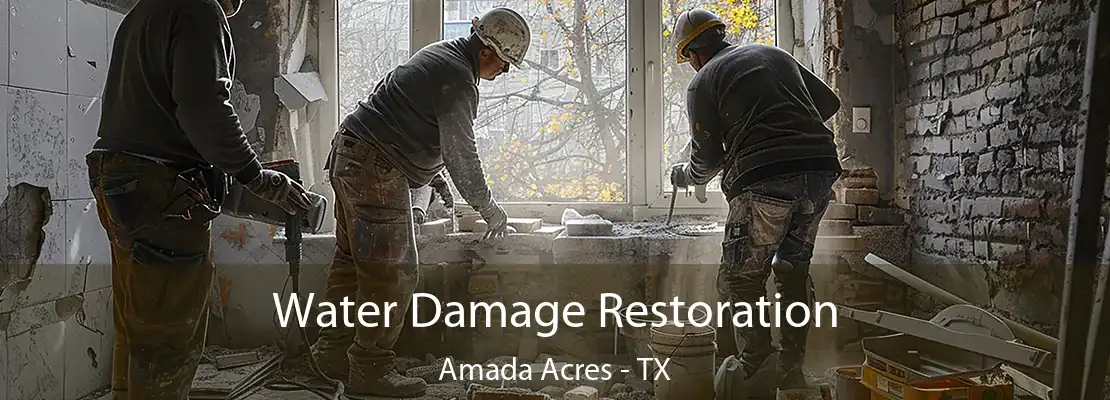 Water Damage Restoration Amada Acres - TX