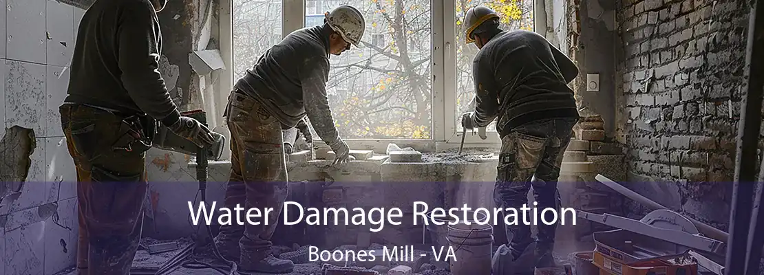 Water Damage Restoration Boones Mill - VA