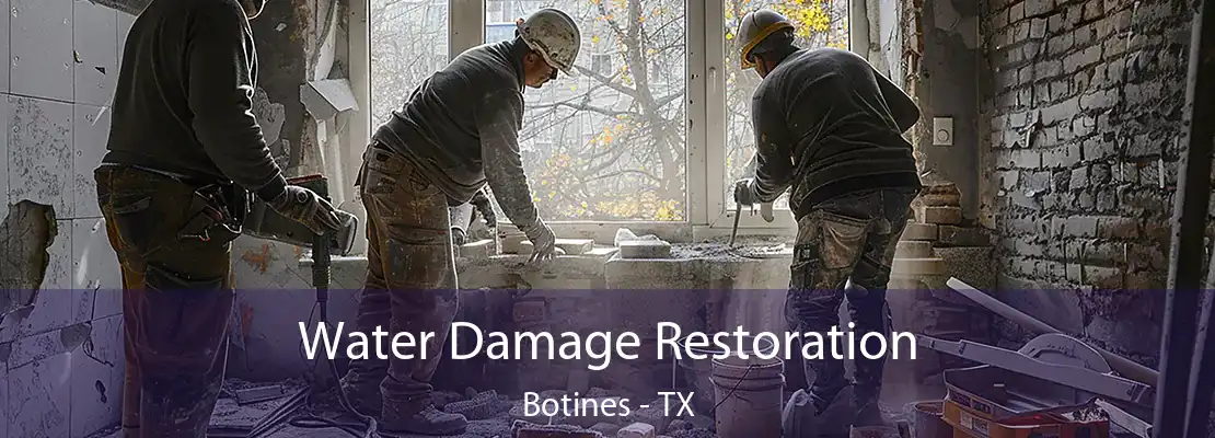 Water Damage Restoration Botines - TX