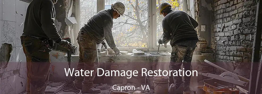 Water Damage Restoration Capron - VA