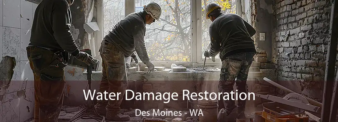 Water Damage Restoration Des Moines - WA