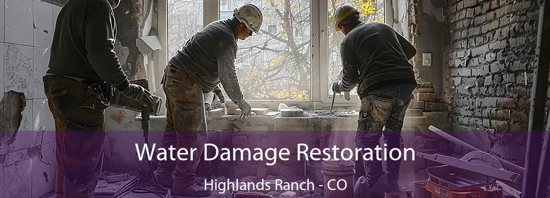 Water Damage Restoration Highlands Ranch - CO