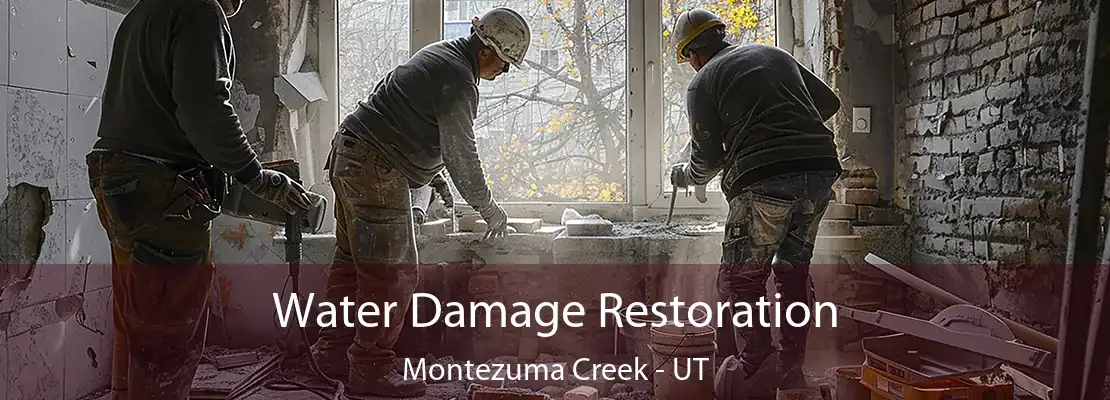 Water Damage Restoration Montezuma Creek - UT