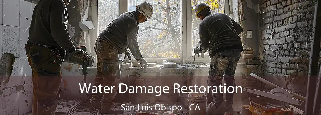 Water Damage Restoration San Luis Obispo - CA