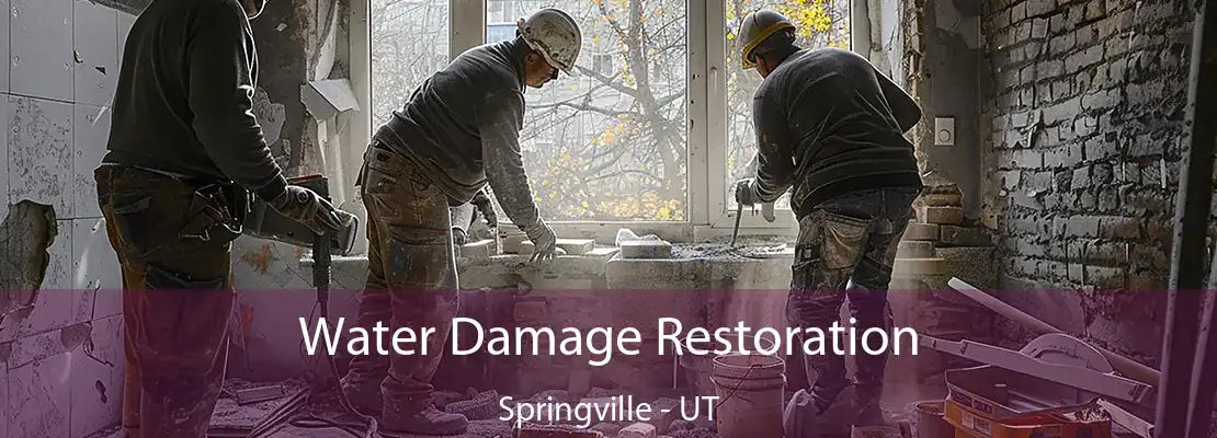 Water Damage Restoration Springville - UT