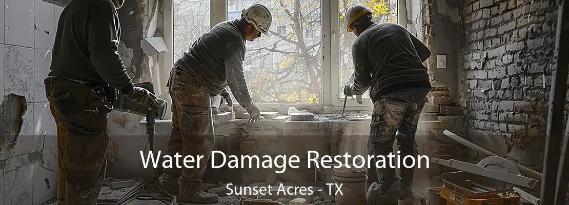 Water Damage Restoration Sunset Acres - TX