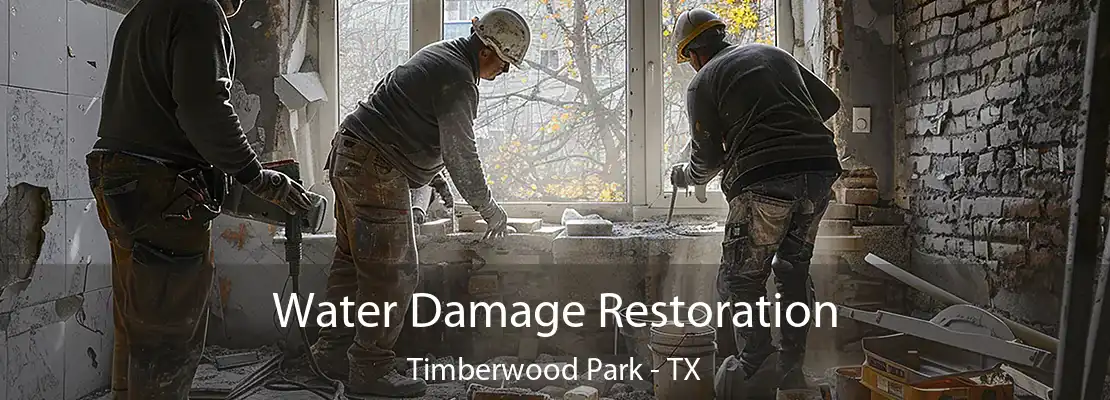 Water Damage Restoration Timberwood Park - TX