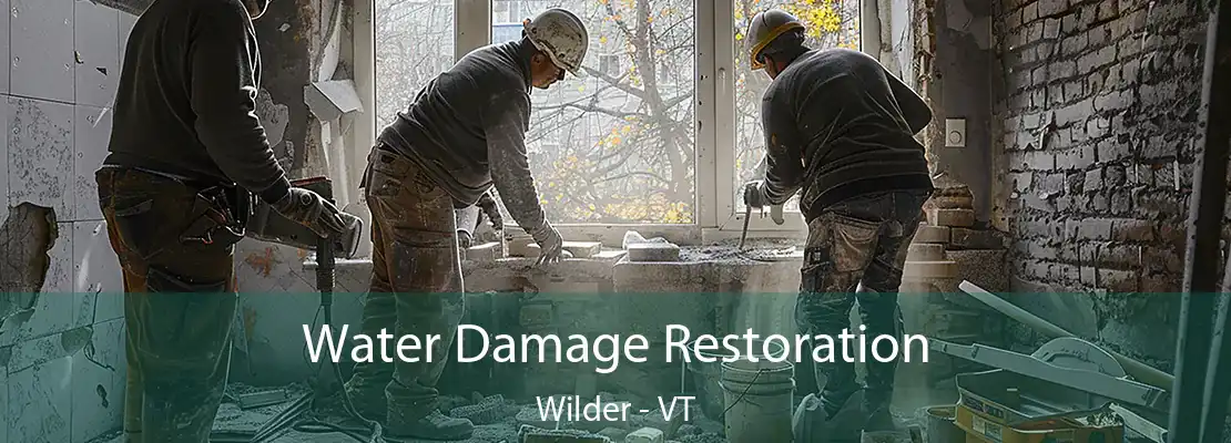 Water Damage Restoration Wilder - VT